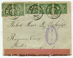 1902 censored envelope from Holland addressed to a Prisoner of War ...