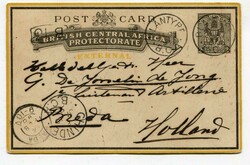1897 2d 'External' stationery card with message addressed to Holland ...