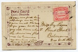 1908 postcard (Aola, Solomon Islands) addressed to New South Wales. ...