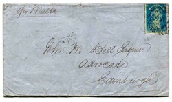 1860 letter sheet 'Per Malta" headed and dated 'Melbourne 18th ...