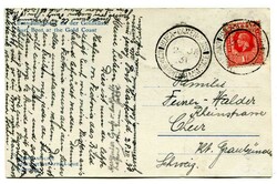 1931 postcard addressed to Switzerland written from 'Port Karkuld' ...