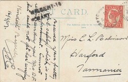 1907 ppc from Townsville dated '16/9/07' to Harford, Tasmania with a ...