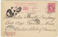 1897 1d stationery post card 'For Countries within 300 miles', with ...