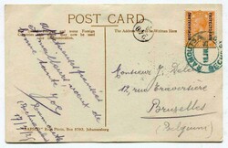 1925 postcard addressed to Belgium. franked Great Britain ...