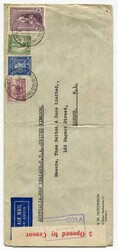 1941 multi franked ( including 10/- Robes)Trans Pacific air mail ...