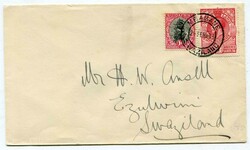 1933 internal envelope franked 1d adhesive, together with a South ...