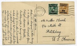 1932 postcard addressed to the U.S.A. franked Great Britain ...