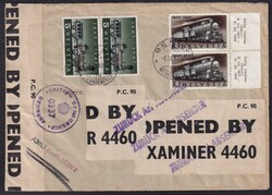 1947, 8.9., Brit. Zensur Nr. 0337, ab Bern, Schweiz, nach Deutschland ...