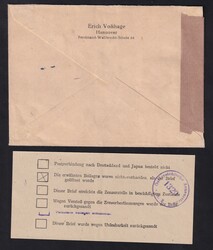 1949, 13.3., SBZ Leipziger Messe, Eckrand mit Druckauftragsnummer, ...