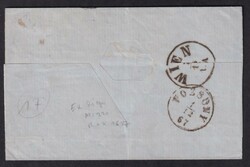 9 Kr. ockerbraun, allseits breitrandig auf Brief von oMR „325&amp ...