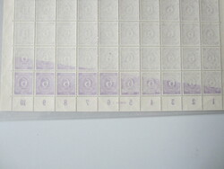 Ziffer, 6 Pf., postfr. kompl. Bogen, HAN 4093.46 2, OR dgz. sowie ein ...