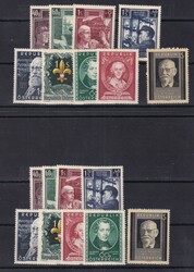1951, kompl. postfr. Jahrgang, 10mal, Mi. 1.055