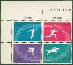 Olympiade, postfr. Zdr., Prägedruck fehlend, mit Vgl.stück, Mi. ...