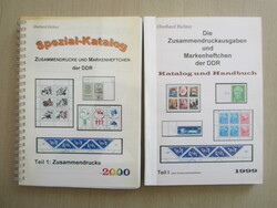 DDR, Karton mit DDR Spezialkatalogen, dabei Wolf Aufbau Groß/Klein, ...