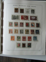 1850/199, überwiegend gest. Sammlung in zwei Vordruckalben, einige ...