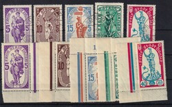 WHW 1937, postfr. und gest. kompl., Mi. 140  Automatically generated ...