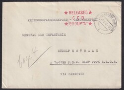 1946, KGF-Post, gebührenfrei, ab Baiersdorf, 6.2.46, Zensurstpl. ...