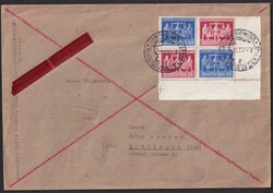 Exportmesse, Zusammendruck aus Bogenecke unten rechts PF I (voller ...