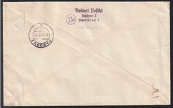 Exportmesse, Zusammendruck, min. überfrankierter R-Brief mit ...