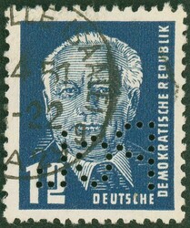 Pieck, 12 Pf., gest., tadellos, seltenAutomatically generated ...