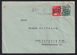 1948, 21.7., Bizone. 8 Pf., Bandaufdr., SBZ, 16 Pf., Masch.aufdr., ...