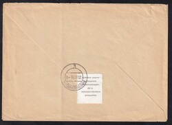 1953, 19.11., portofreie NN-R-Postsache, ab Berlin W8, nach ...
