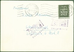 1955, 23.4., Berlin, 17. Juni, 20 Pf., EF, ab Berlin-Charlottenburg, ...