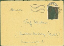 1955, ca., Markenschwärzung, Fernbrief, ab Berlin SW11, nach ...