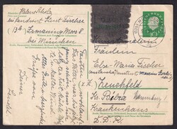 1959, 3 Karten, MWST "Tag der Heimat", in die DDR, unterschiedliche ...