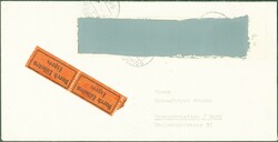 1965, 25.8., Vertreibung, 20 Pf., waager. Fünferstreifen, MeF, ...