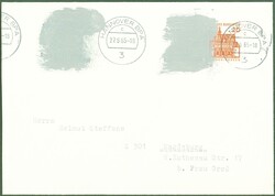 1965, 27.9., Auslandbrief, ab Hannover, MWST Afrika-Korps", 2mal grau ...