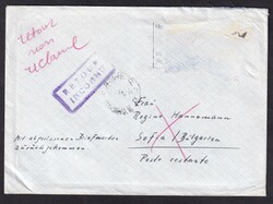 1966, Vertreibung, 20 Pf., 2mal, MeF, R-Auslandbrief, ab Hamburg, ...