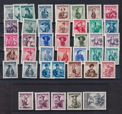 Trachten, postfr. kompl., Mi. 350Automatically generated translation ...