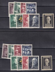 1951, kompl. postfr. Jahrgang, 10mal, Mi. 1.055Automatically ...