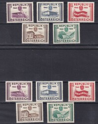 Unabhängigkeit, postfr. kompl., 10mal, Mi. 600Automatically ...