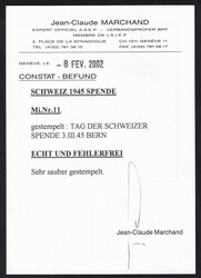 Kriegsgeschädigtenblock, gest., Befund Marchand 02/02, tadellos, Mi. ...