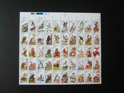 1987, Tiere, 10x Zusammendruck-Bogen, postfrisch, ungeknickt und ...