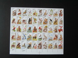 1987, Tiere, 10x Zusammendruck-Bogen, postfrisch, ungeknickt und ...