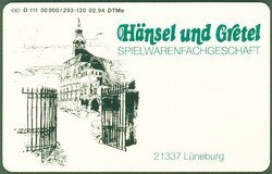 1994, Mini Media Karte, Hänsel und Gretel, O 111, Auflage 120, voll