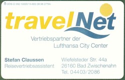 1998, Mini Media Karte, Travel Net, O 560, Auflage 800, leer