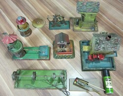 Blechspielzeug, ca. 1920er Jahre, dabei Wassermühle/Wasserwerk, ...