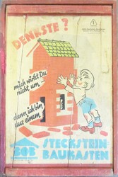 Steckstein-Baukasten, Bob, Hersteller Heinrich Huft, Waldheim/Sa., ca ...
