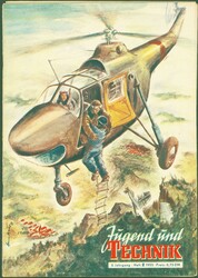 Jugend und Technik, Jahrgang 1955, 9 Monats-Ausgaben, je ca. 40 S., ...