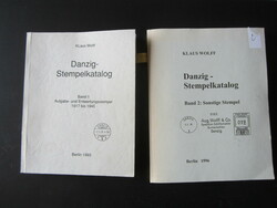 Wolff, Klaus, Danzig-Stempelkatalog, 1993/96, Bd. 1 und 2, je ...