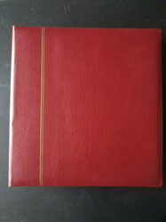 Schaubek, 6 Lagerbinder, weinrot (Leder), 2mal für Bl./Klbg ...