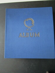 Schaubek, 6 Lagerbinder, blau (Leinen), einmal für Bl./Klbg.