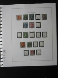 1882/1977, überwiegend gest. Sammlung in zwei Vordruckalben, mit ...