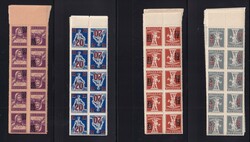 Tell 1921 (MH 17), postfrisches engros-Lot mit 4 verschiedenen ...