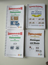 Richter, DDR Spezialkataloge, 7 versch., meist 2021, teils leichte ...