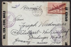 1946, 14.12., Auslandsbrief, ab Elyria, USA, nach Stuttgart, ...